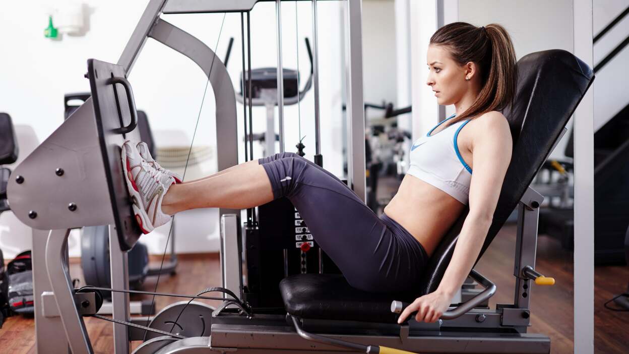 girl gym trainer